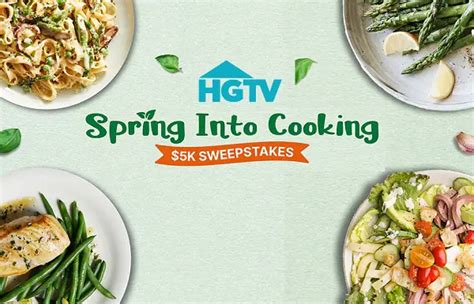 food network sweepstakes|Spring Into Cooking $5K Giveaway .